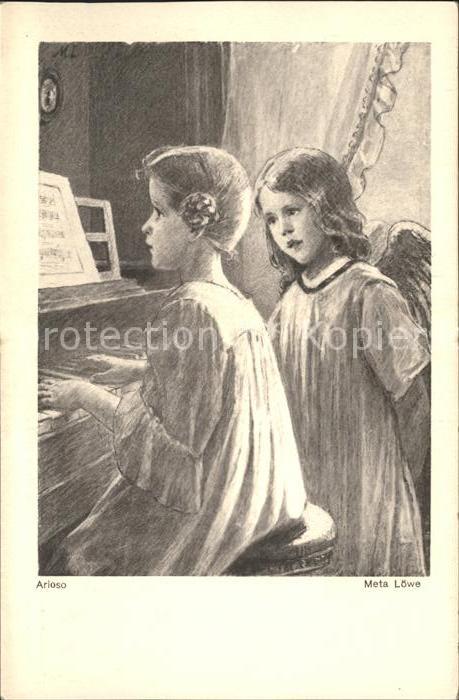 Loewe Meta Arioso Nr. 101 Kind Schutzengel Klavier