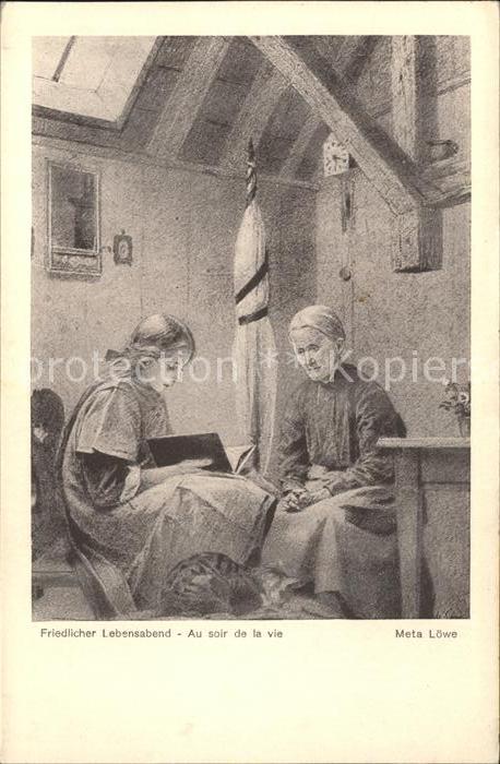 Loewe Meta Friedlicher Lebensabend Nr. 87 Kind Buch Spindel Katze