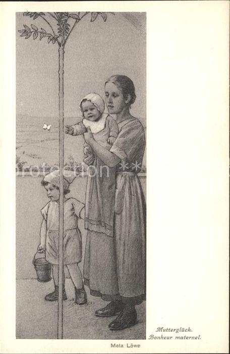 Loewe Meta Mutterglueck Nr. 143 Baby Kind Schmetterling