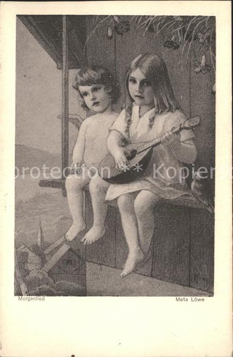 Loewe Meta Morgenlied Nr. 3 Kind Mandoline Vogel E