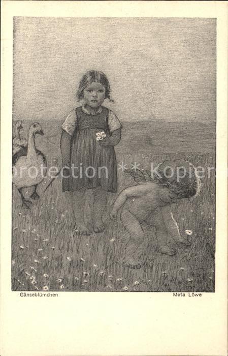 Loewe Meta Gaensebluemchen Nr. 109 Kind Engel Gans