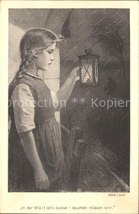 Loewe Meta Nr. 94 Kind Laterne Dunkelheit