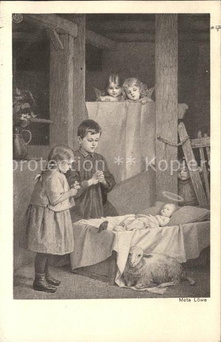 Loewe Meta Christkind Kinder Engel Schaf