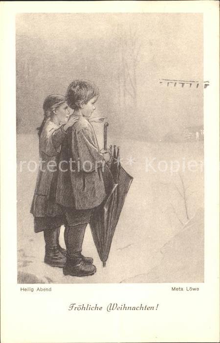 Loewe Meta Heilig Abend Nr. 72 Kinder Regenschirm Weihnachten