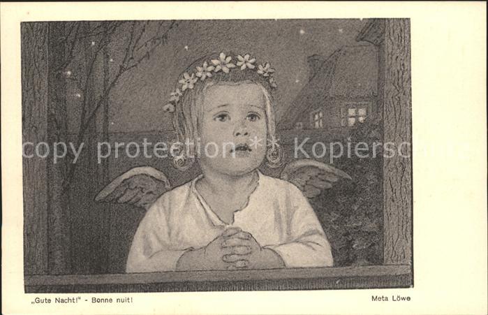 Loewe Meta Gute Nacht Nr. 78 Engel Blumenkranz