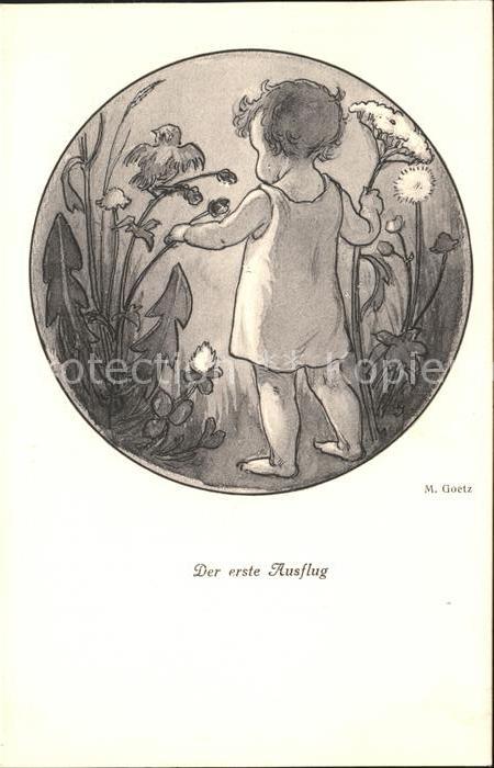 Goetz M. Der erste Ausflug Kind Loewenzahn Vogel