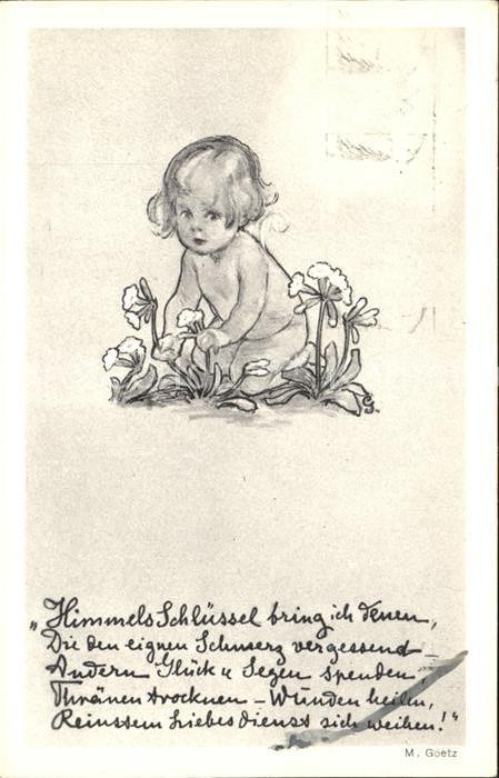 Goetz M. Nr. 157 Kind Blumen