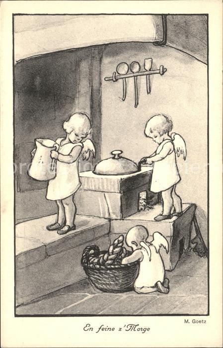 Goetz M. Nr. 208 Engel Kueche Steinofen