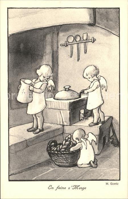 Goetz M. Nr. 208 Engel Kanne Steinofen Kochloeffel