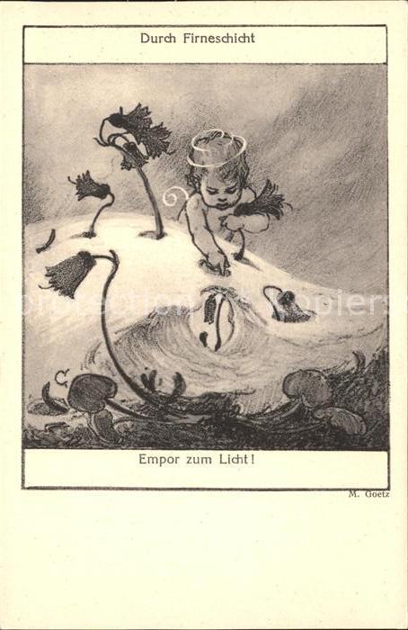 Goetz M. Nr. 154 Engel Blumen