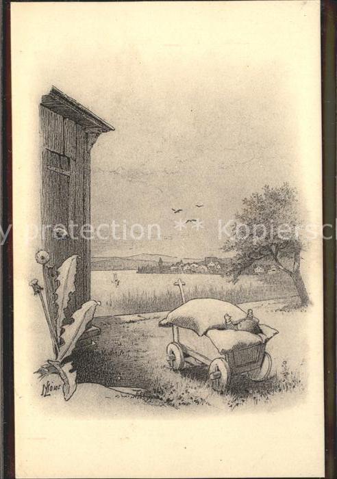 Loewe Meta Nr. 55 Kind Holzwagen Loewenzahn