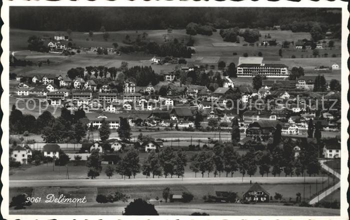Delemont Ortsansicht