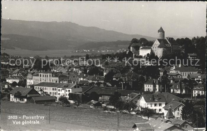 Porrentruy Vue generale Chateau