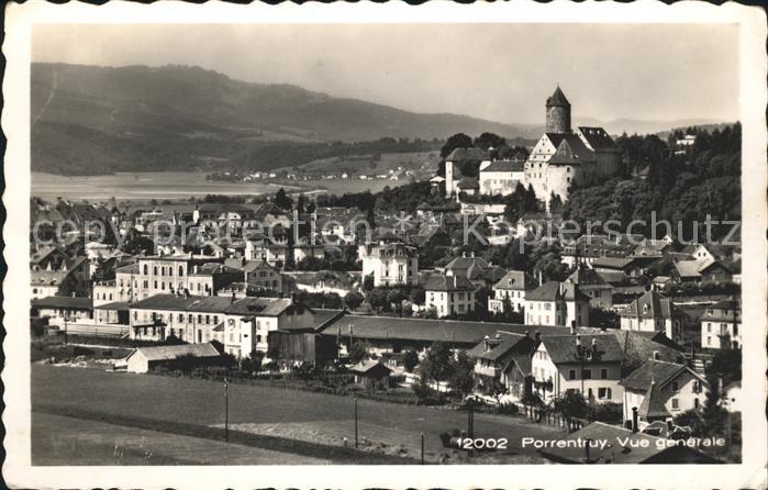 Porrentruy Vue generale Chateau