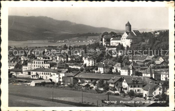 Porrentruy Vue generale Chateau