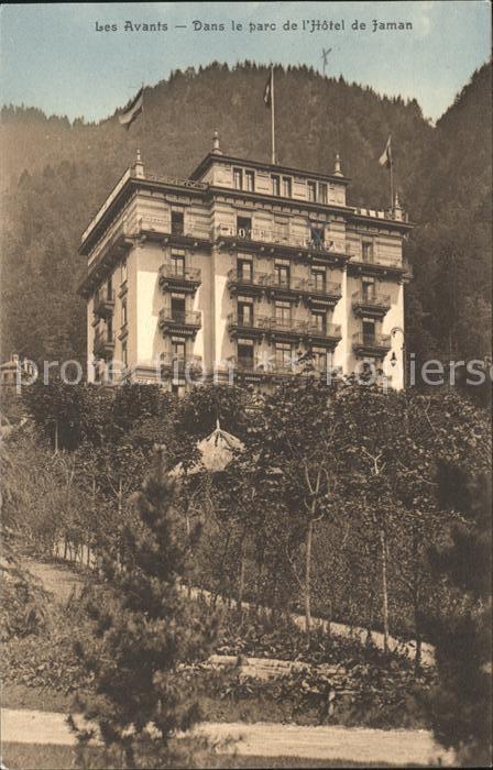 Les Avants Dans le parc de l Hotel de Jaman