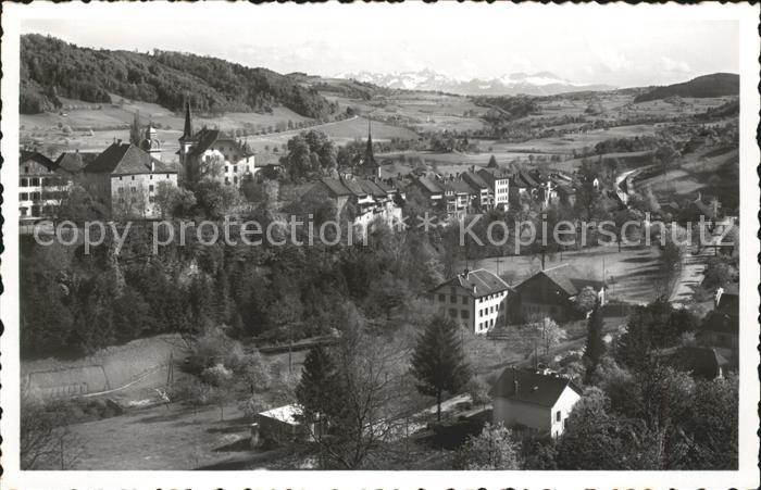 Moudon et les Alpes Valaisannes