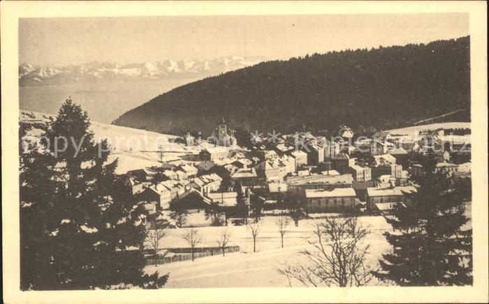 Ste Croix VD et les Alpes