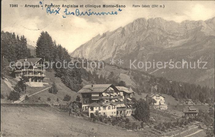 Arveyes Pension Anglaise et clinique Monte Sano