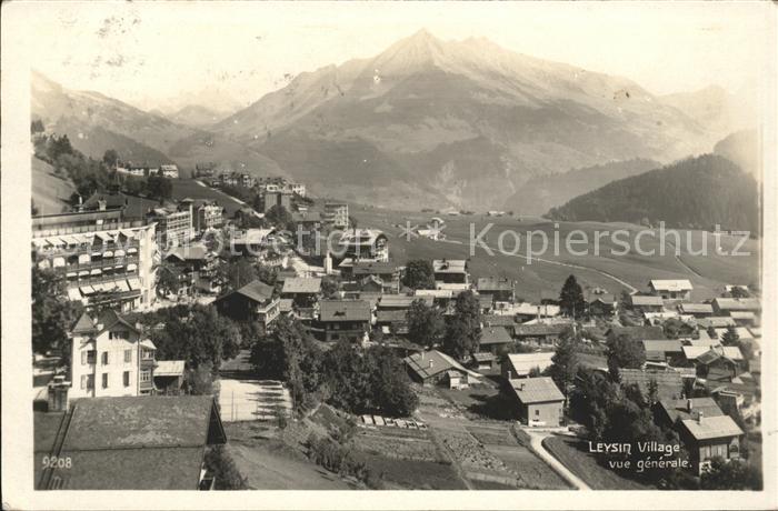 Leysin Village Vue generale