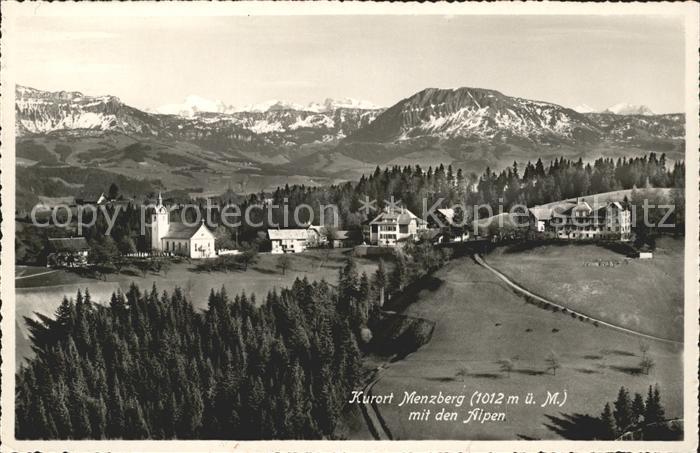 Menzberg mit Alpen