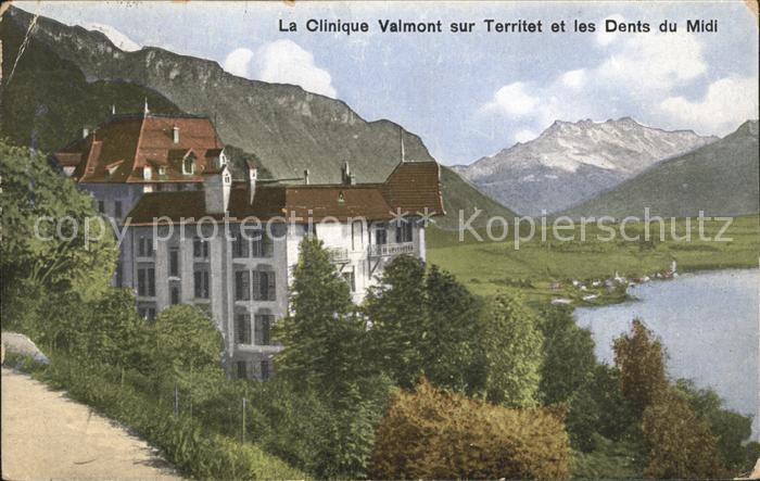 Territet La Clinique Valmont et les Dents du Midi