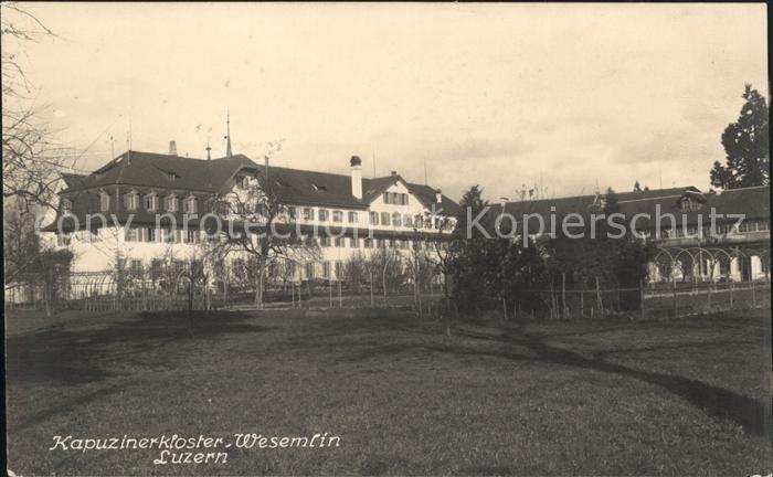Luzern LU Kapuzinerkloster Wesemlin