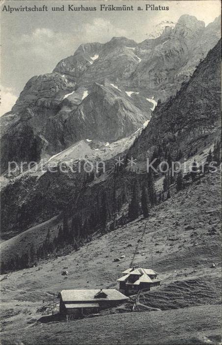 Pilatus Kulm Alpwirtschaft und Kurhaus Fr?km?nt