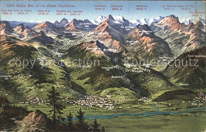 Aigle VD Bex et les Alpes Vaudoises