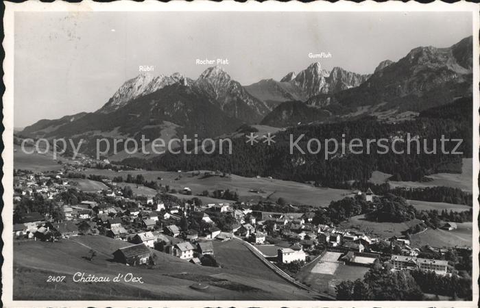 Chateau-d Oex Vue generale
