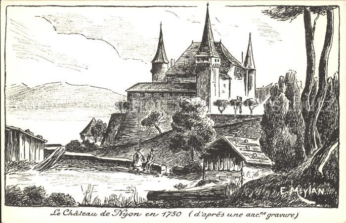 Nyon VD Le Chateau de Nyon