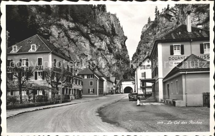 Col des Roches Strassenpartie