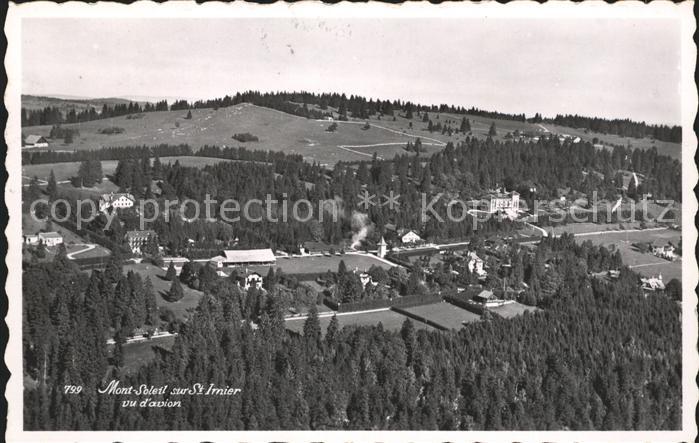 Mont Soleil Vue aerienne