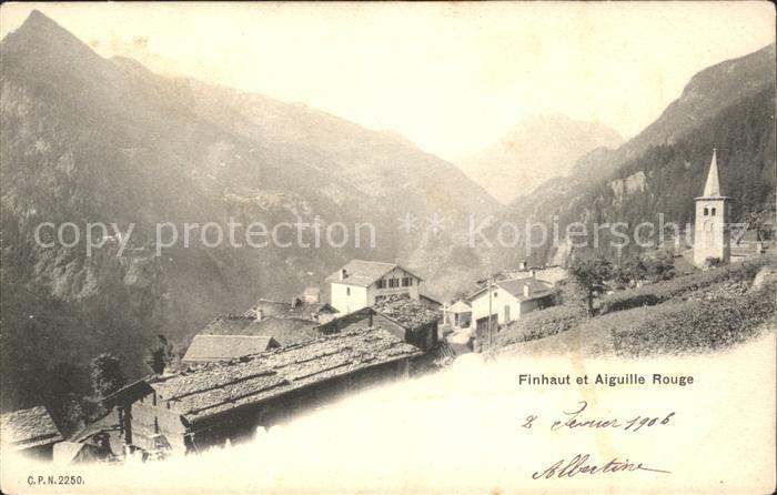 Finhaut et Aiguille Rouge