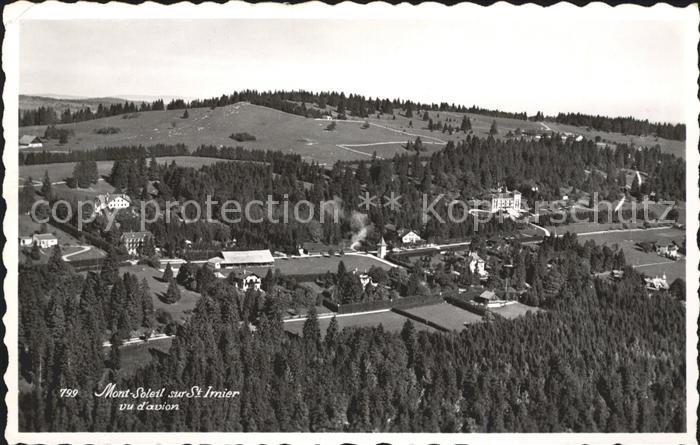 Mont Soleil Vue aerienne