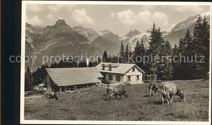 Engelberg OW Arnialp mit Hahnen Schlossberg und Spann?rter