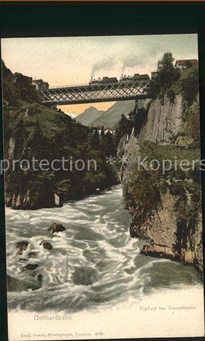 Gotthardbahn Viadukt bei Goeschenen