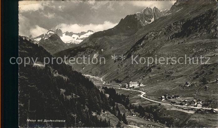 Meien mit Sustenstrasse Panorama
