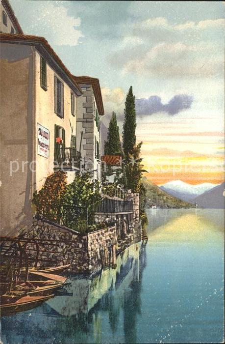 Oria Valsolda Häuser am See