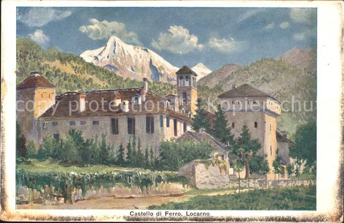 Locarno TI Castello di Ferro Kuenstlerkarte
