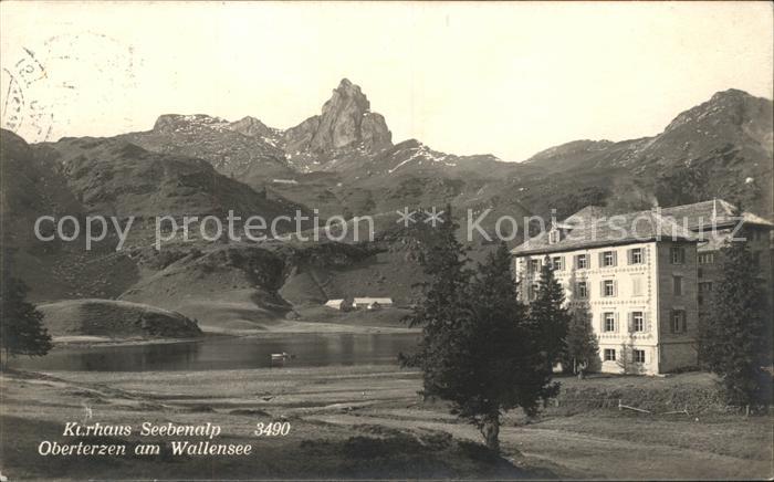 Oberterzen Kurhaus Seebenalp Wallensee