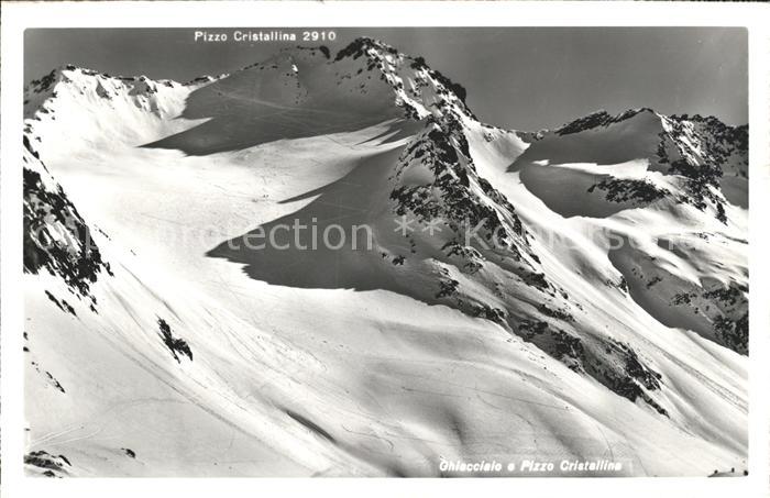 Ghiacciaio e Pizzo Cristallina