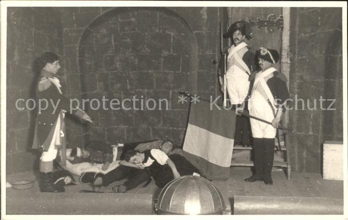 Herisau AR Theaterstueck mit Soldaten