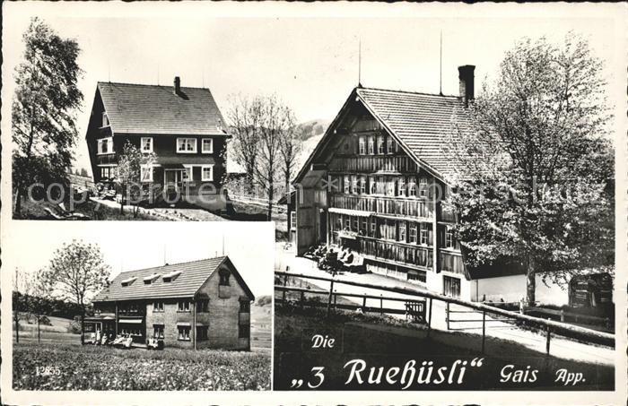 Gais AR Die drei Ruehuesli