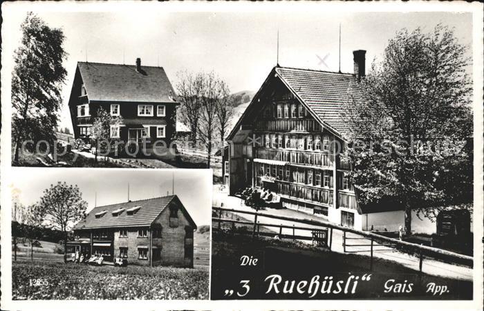 Gais AR Die drei Ruehuesli