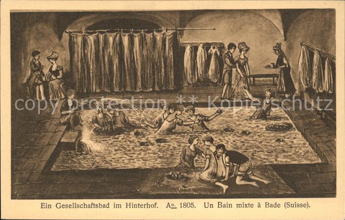 Baden AG Gesellschaftsbad im Hinterhof