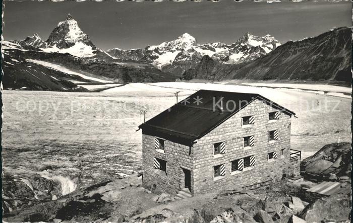 Zermatt VS Monte Rosa Huette Matterhorn Dent Blanche Obergabelhorn
