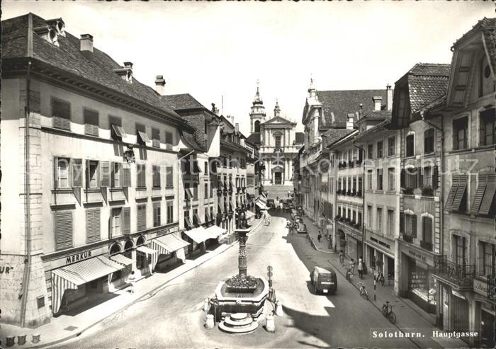 Solothurn Hauptgasse Brunnen