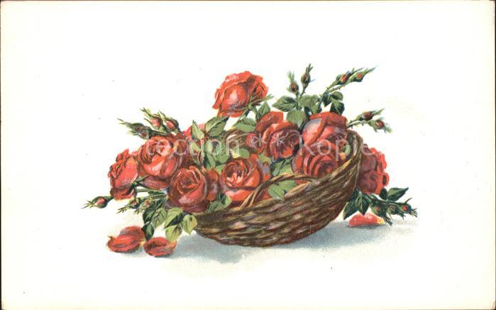 Rosen Korb Litho Verlag-KGL-Nr. 5425