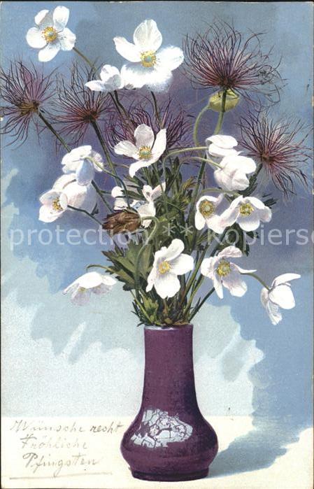 Verlag Photochromie Nr. 969 Serie 525 Blumen Vase